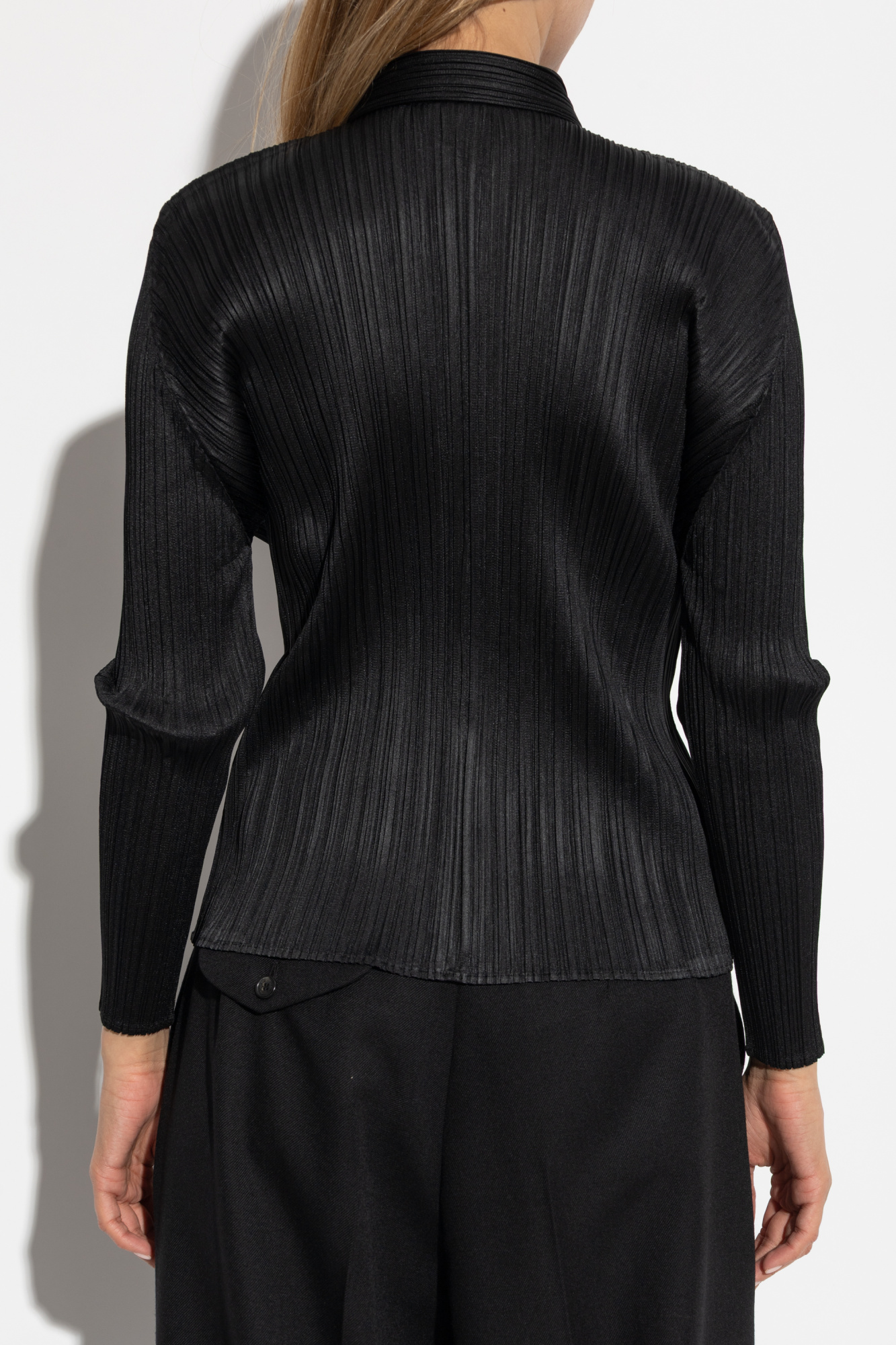 Black Pleated shirt Pleats Please Issey Miyake - Vitkac Canada